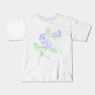 2022 02 flowers color 02 Kids T-Shirt